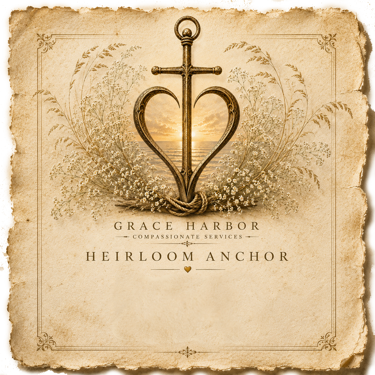 Grace Harbor Heirloom Anchor certificate